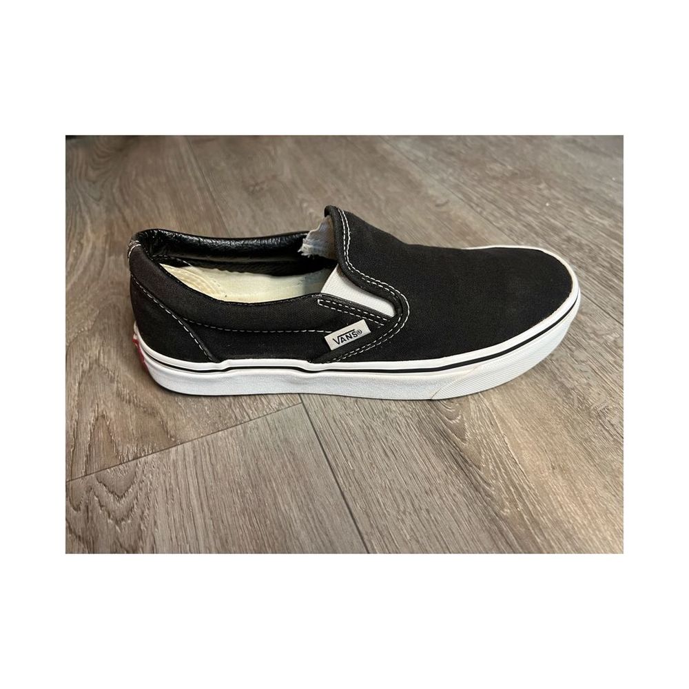 Vans Black Canvas Slip On Mens 5 / Womens 6.5